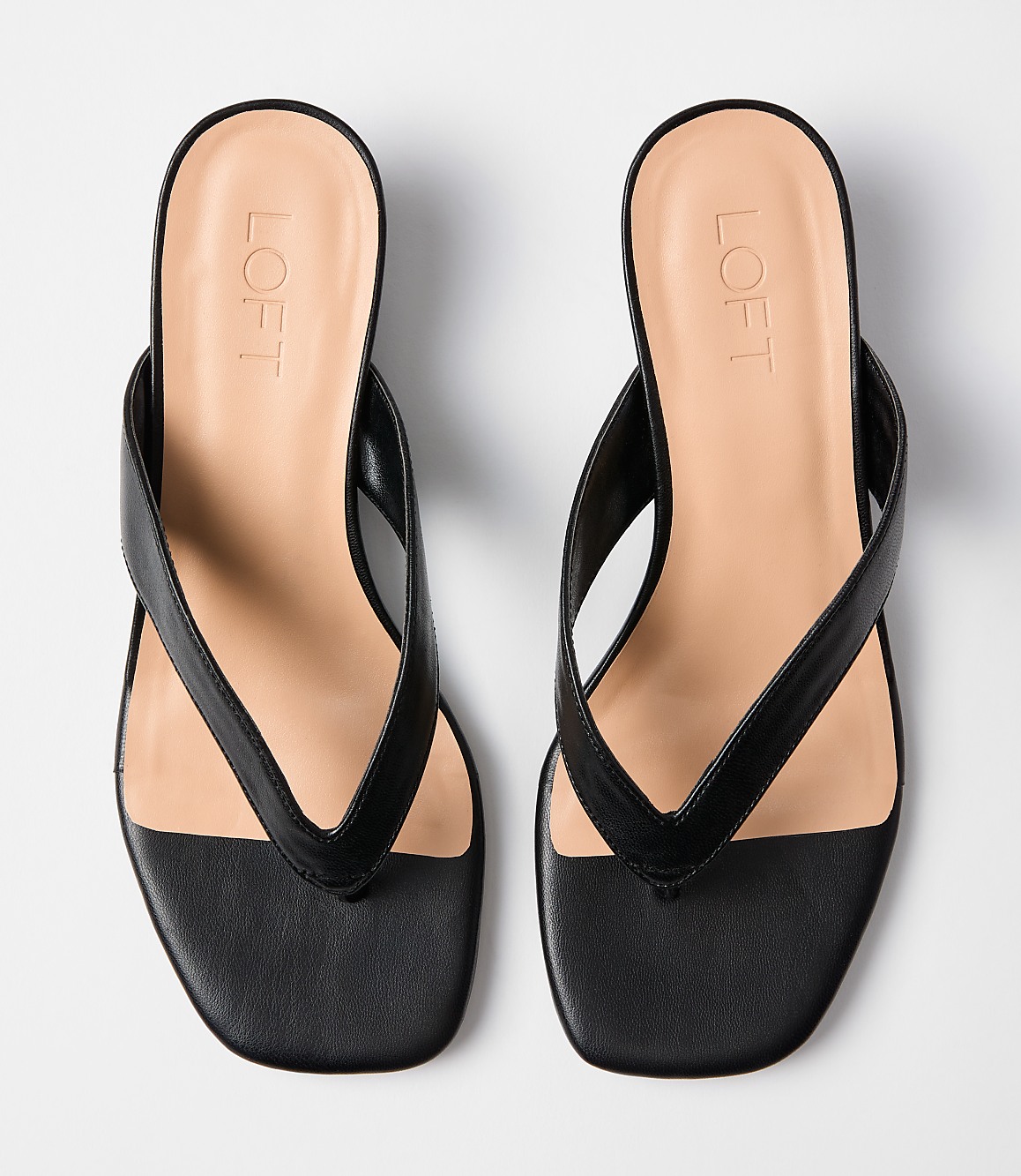 Mini Wedge Thong Sandals