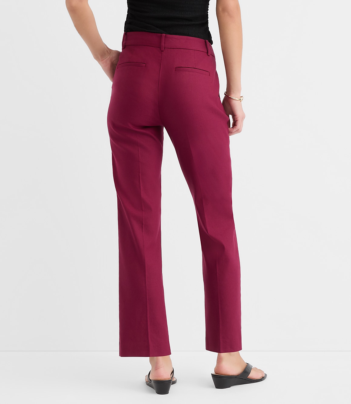 Petite Riviera Slim Pants in Linen Blend