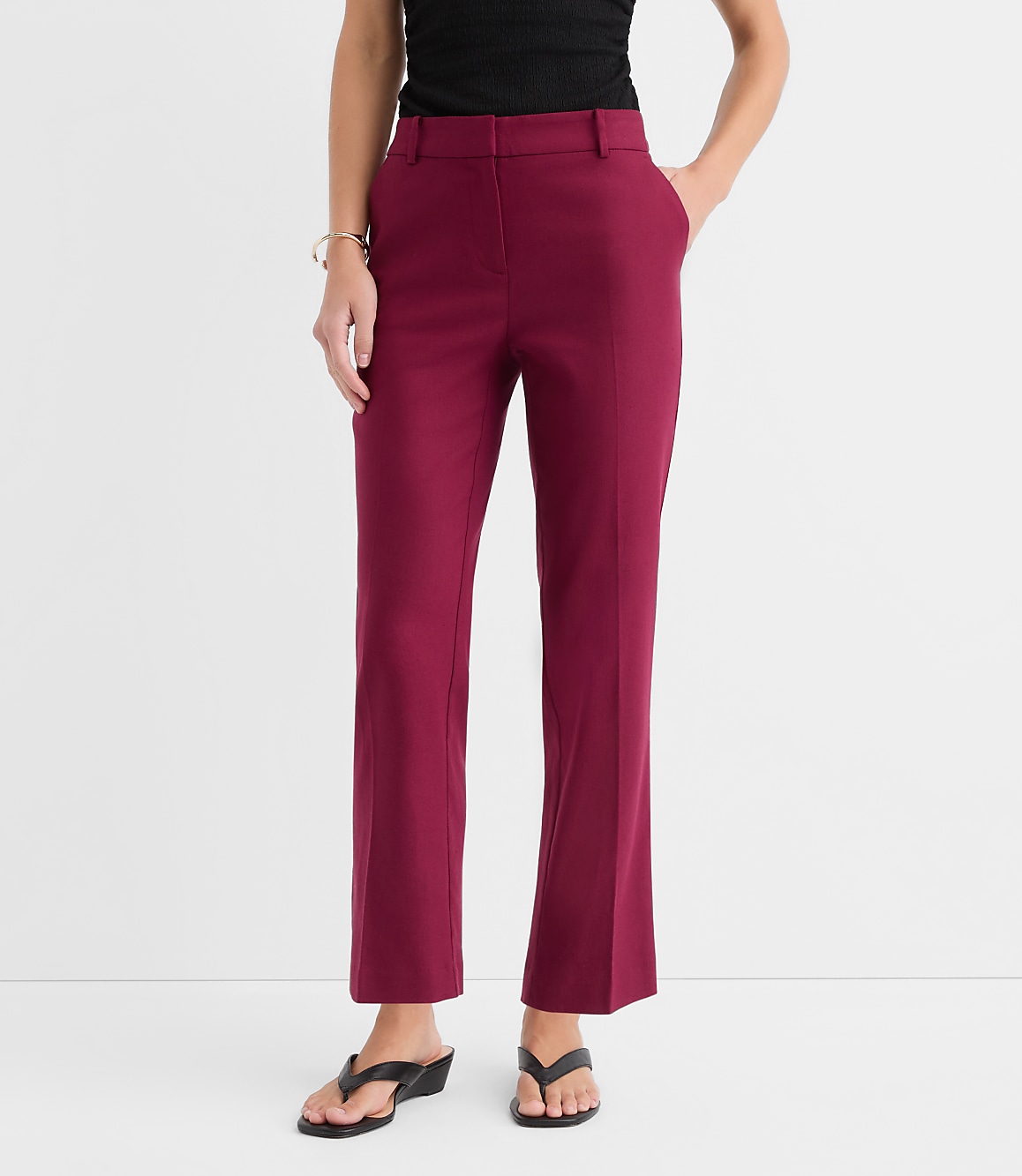 Petite Riviera Slim Pants in Linen Blend