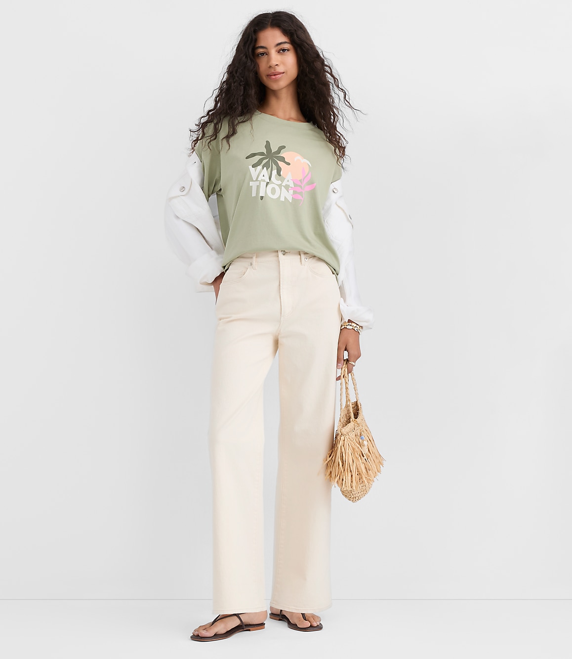 Vacation Oversized Jersey Tee