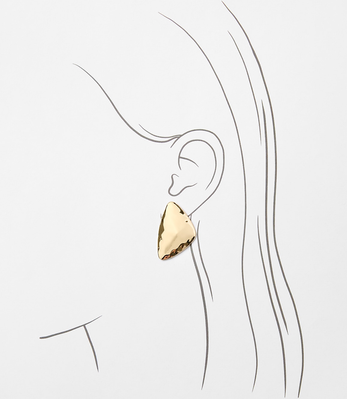 Triangle Statement Stud Earrings
