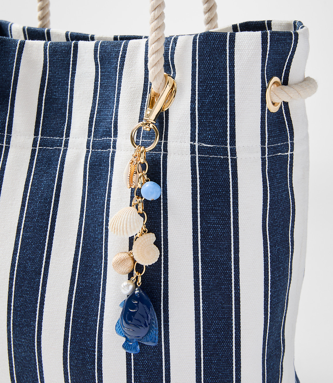 Fish & Seashell Bag Charm