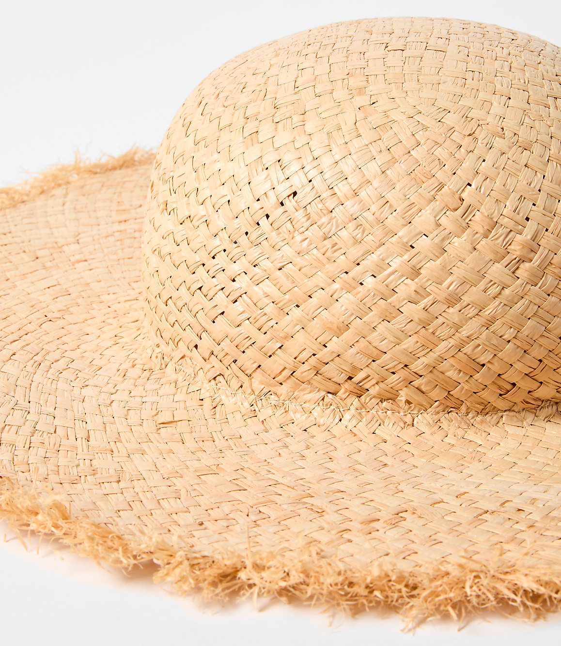 Fringe Raffia Hat