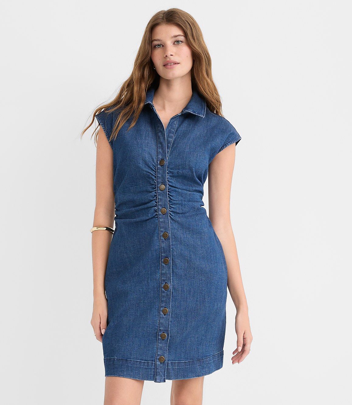 navy midi dress Navy Blue Sleeveless Front Zip Midi Dress