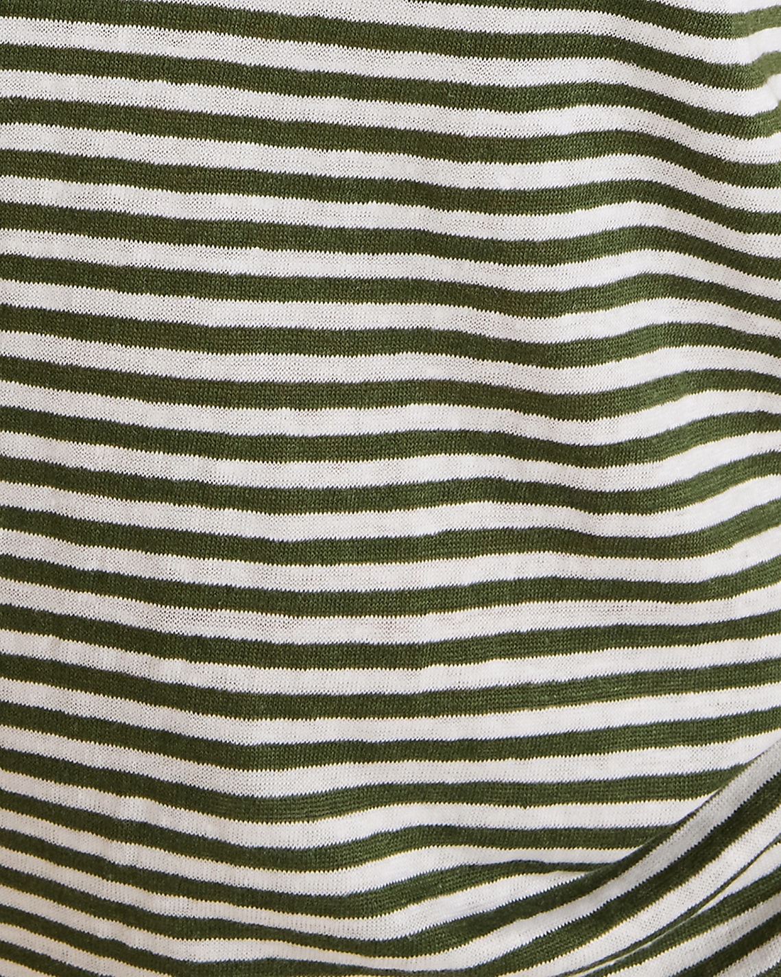 Haven Well Within Linen Stripe V-Neck Top