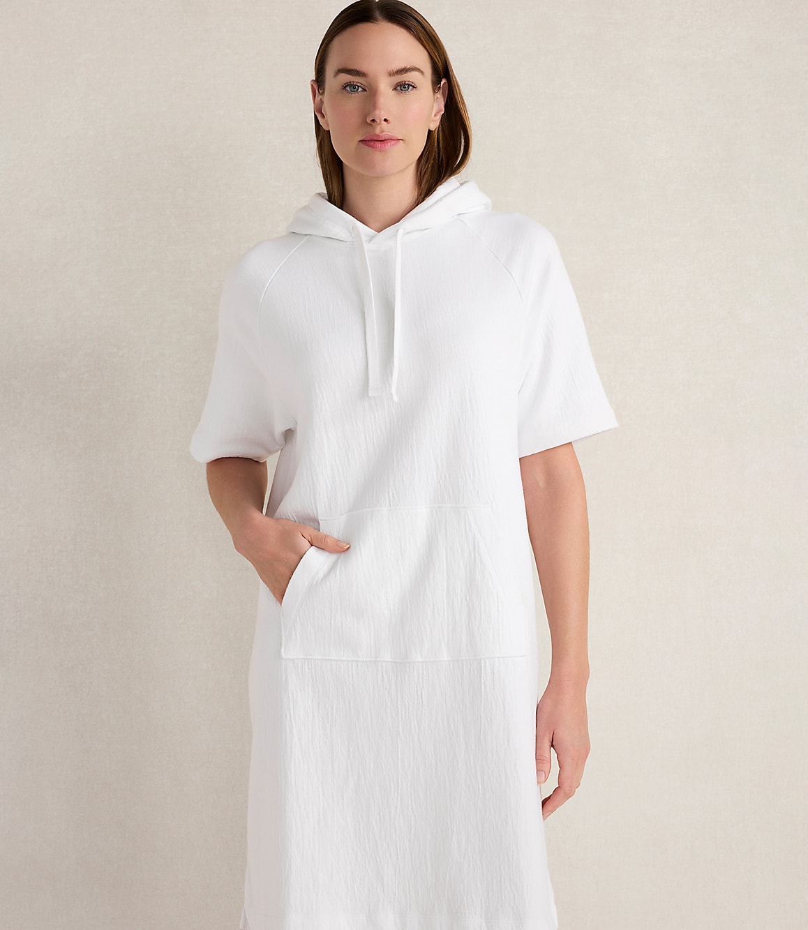 Haven Well Within Cotton French Terry Hooded Dress