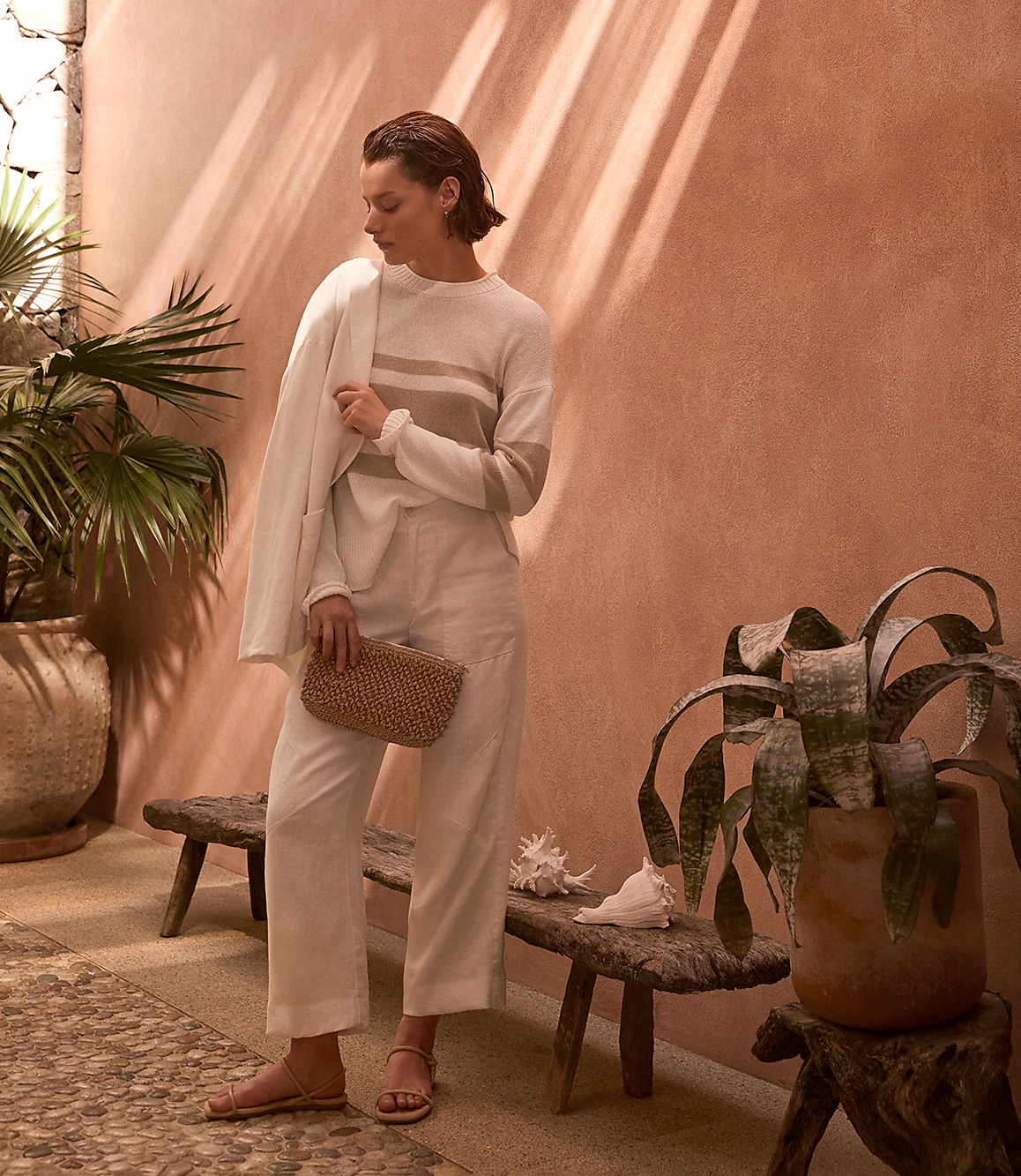 Haven Well Within Heavyweight Linen Wide Leg Pants
