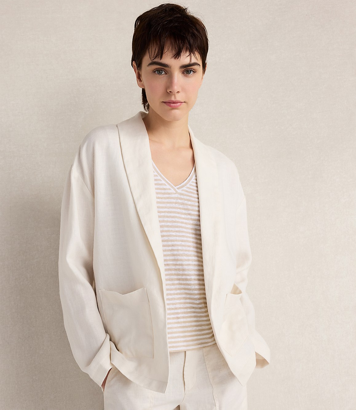 Haven Well Within Heavyweight Linen Blazer