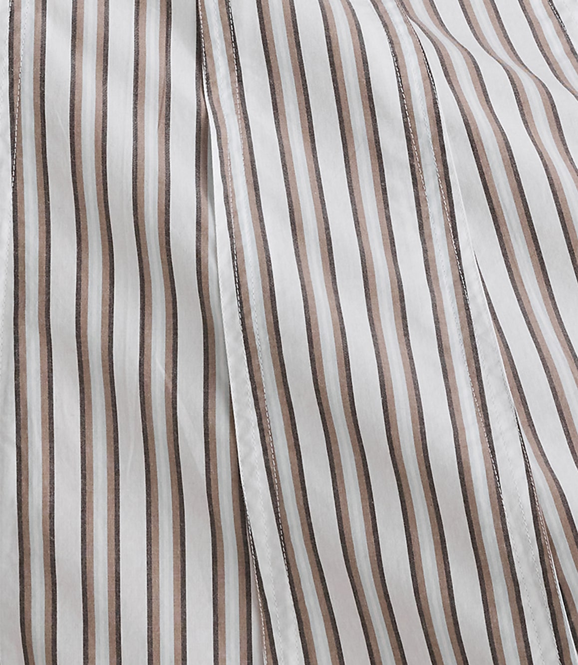 Haven Well Within Organic Cotton Poplin Stripe Drop Waist Skirt
