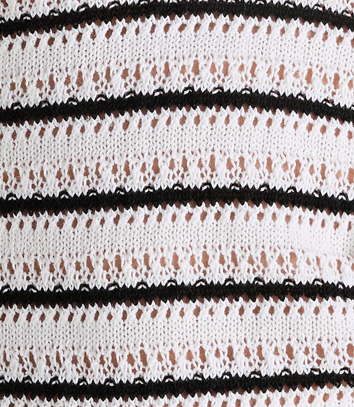 Haven Well Within Linen Cotton Blend Striped Open Stitch Hoodie