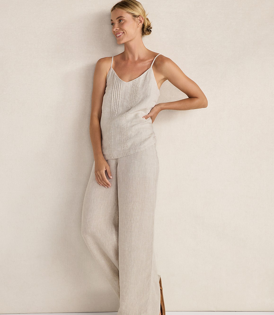 Haven Well Within Linen Pintuck Cami