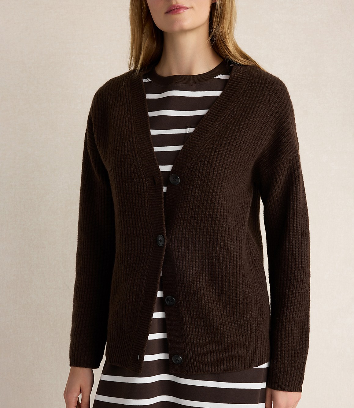 Haven Well Within Cashmere Shaker Stitch Cardigan