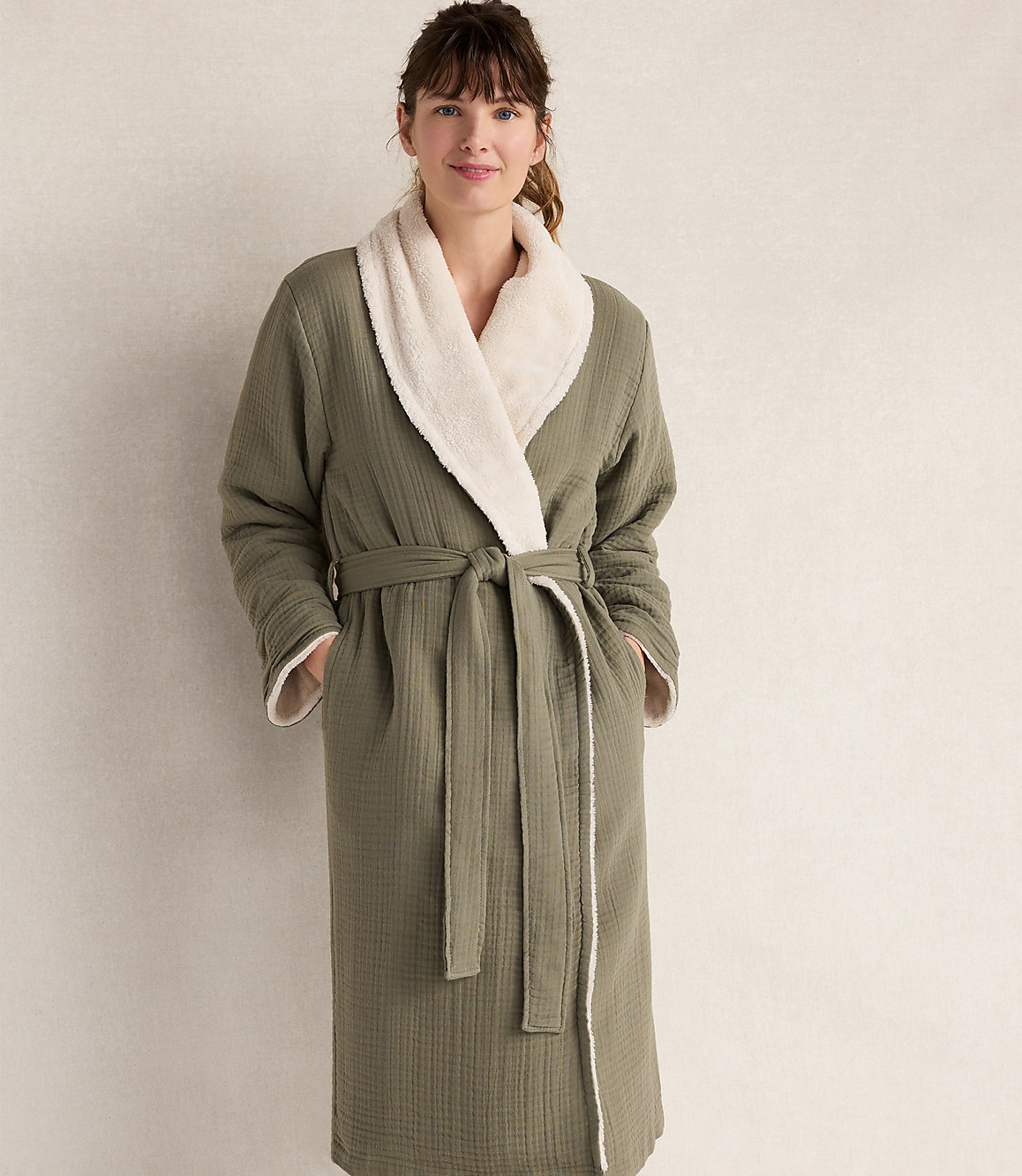 Haven Well Within Cotton Gauze Plush Robe