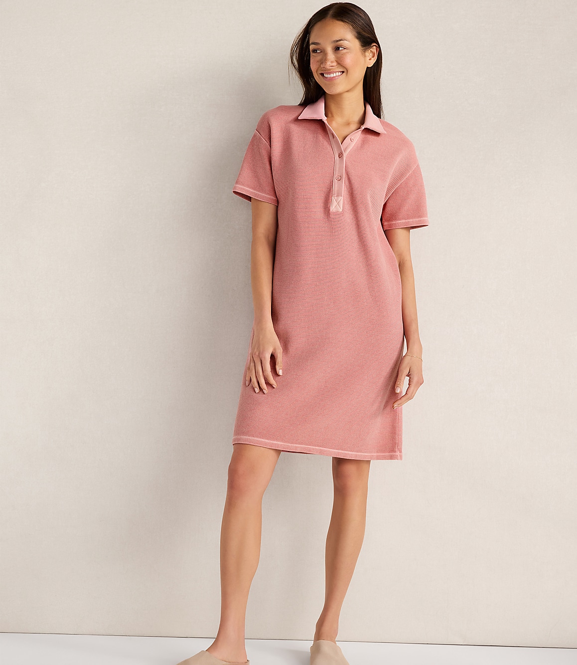 Haven Well Within Organic Cotton Waffle Sleep Dress