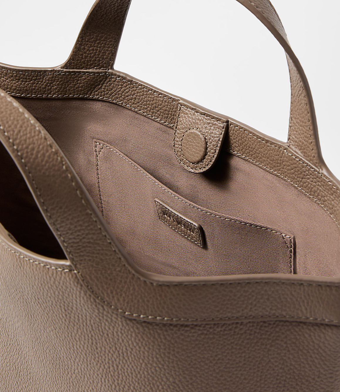 LOFT Versa East West Leather Tote Bag