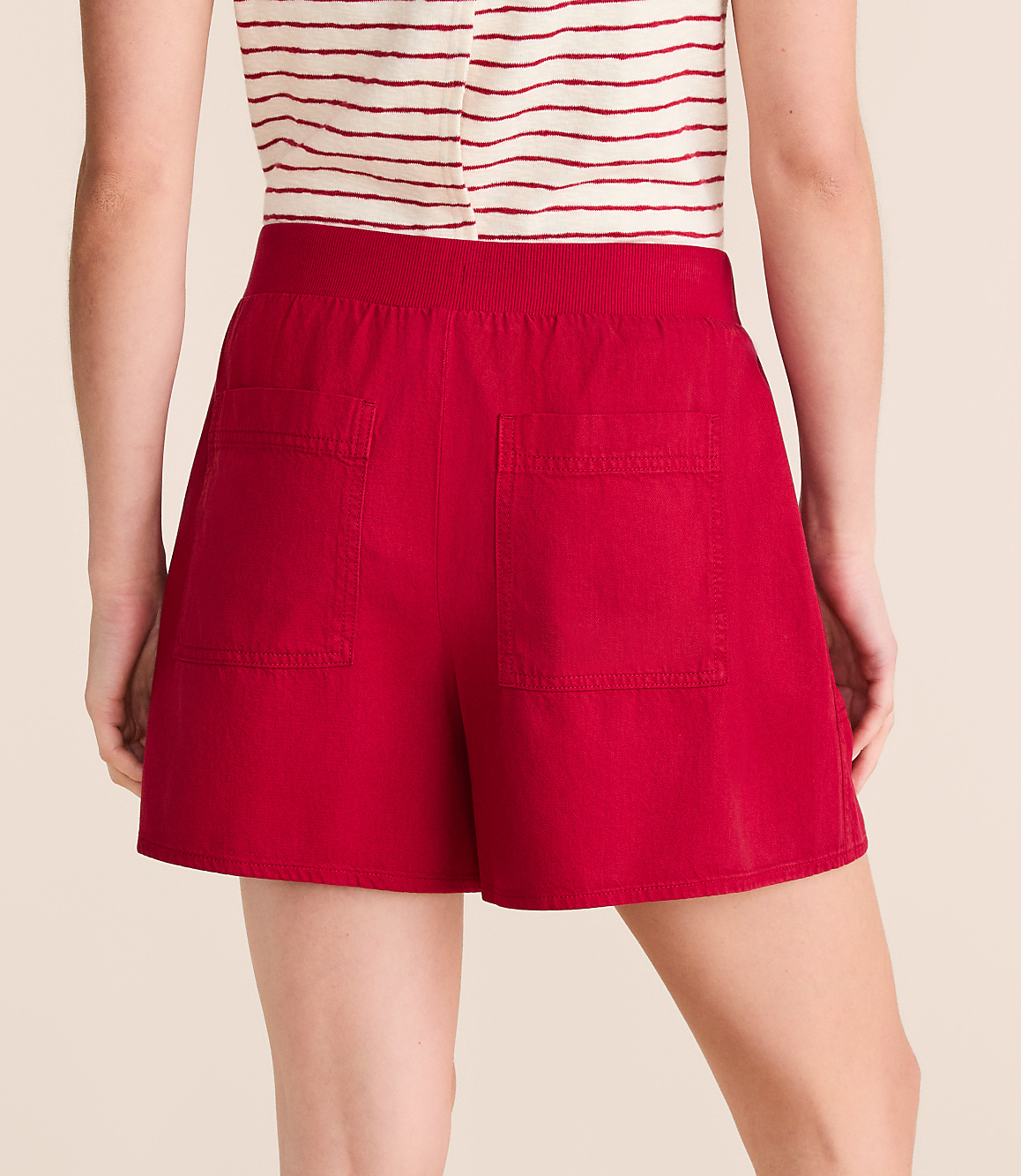 Petite Lou & Grey Washed Twill Shorts
