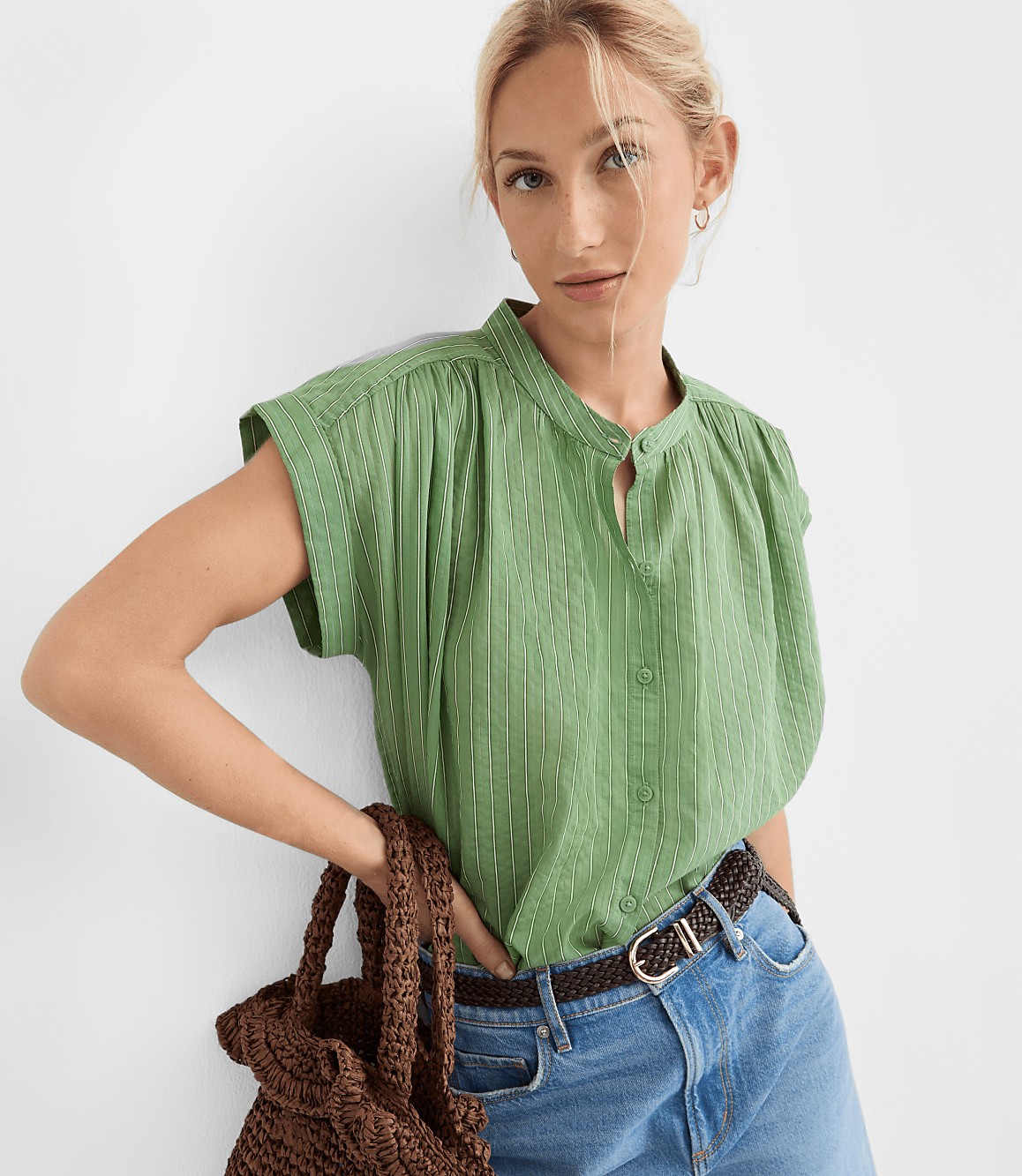 Striped Everyday Dolman Shirt