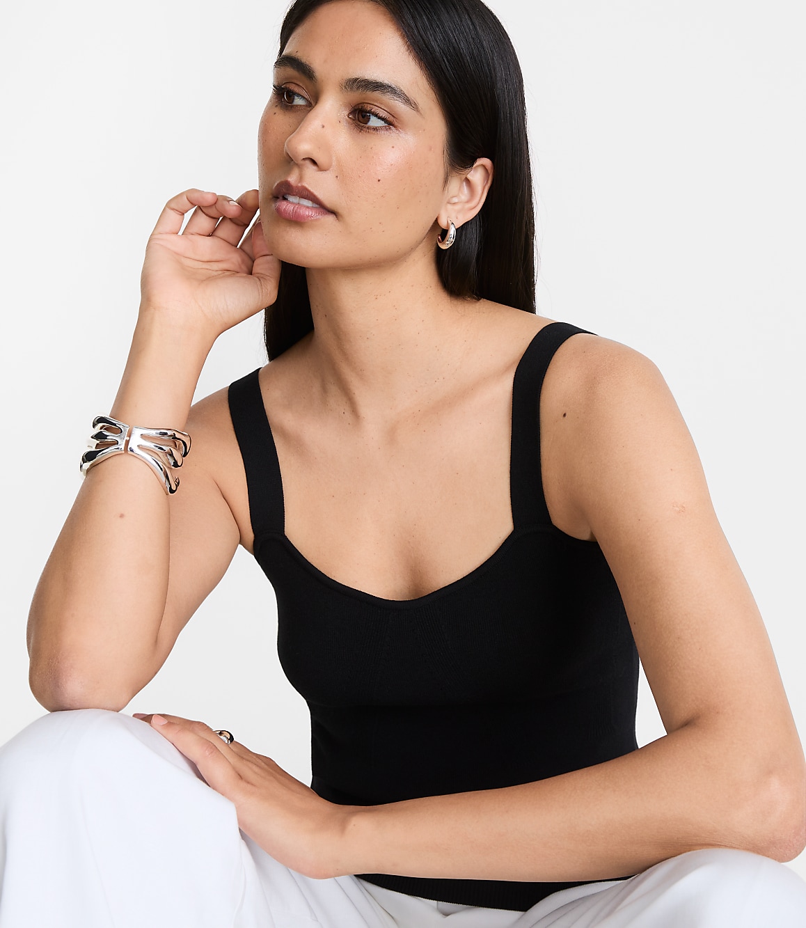 LOFT Versa Bustier Sweater Cami