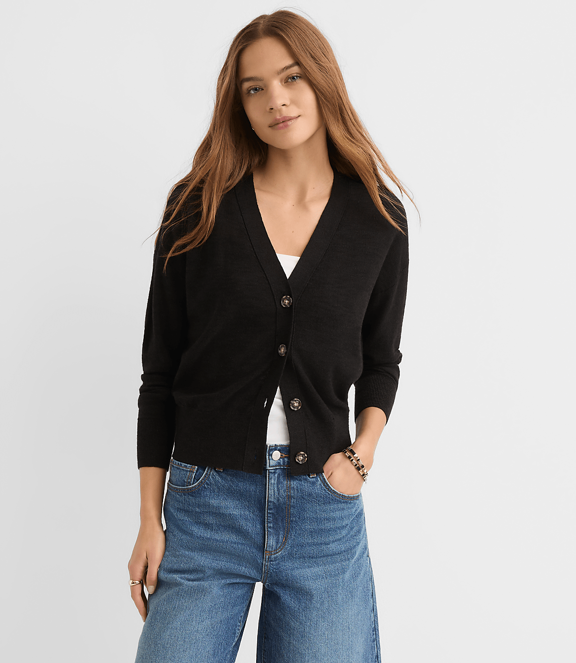 Modern V-Neck Cardigan