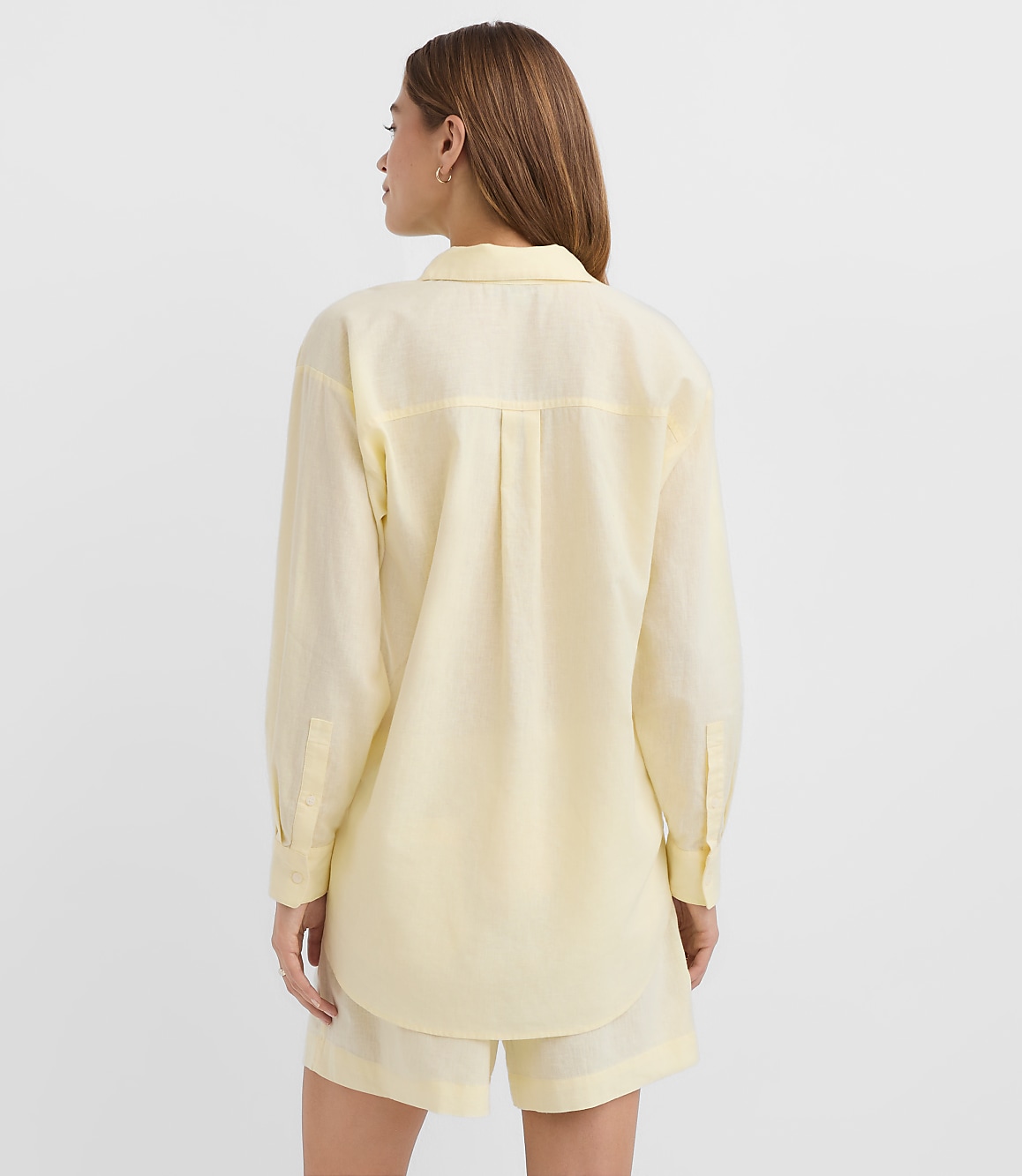 Linen Cotton Everyday Oversized Pocket Shirt