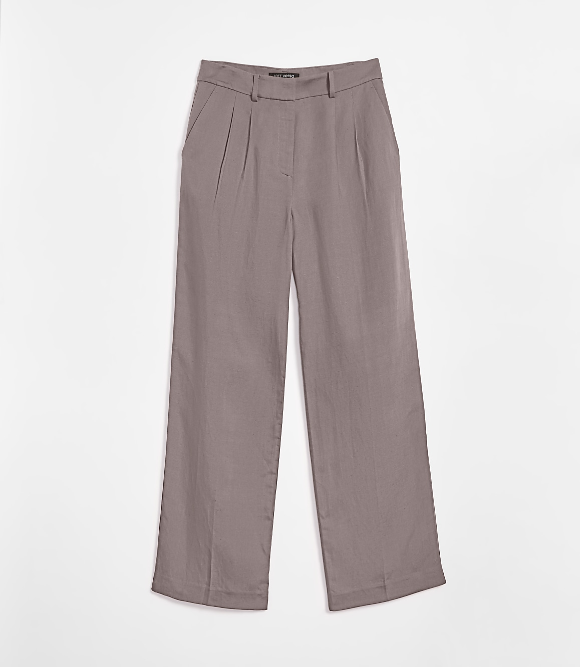 Petite LOFT Versa Luxe Lyocell Linen Straight Pants