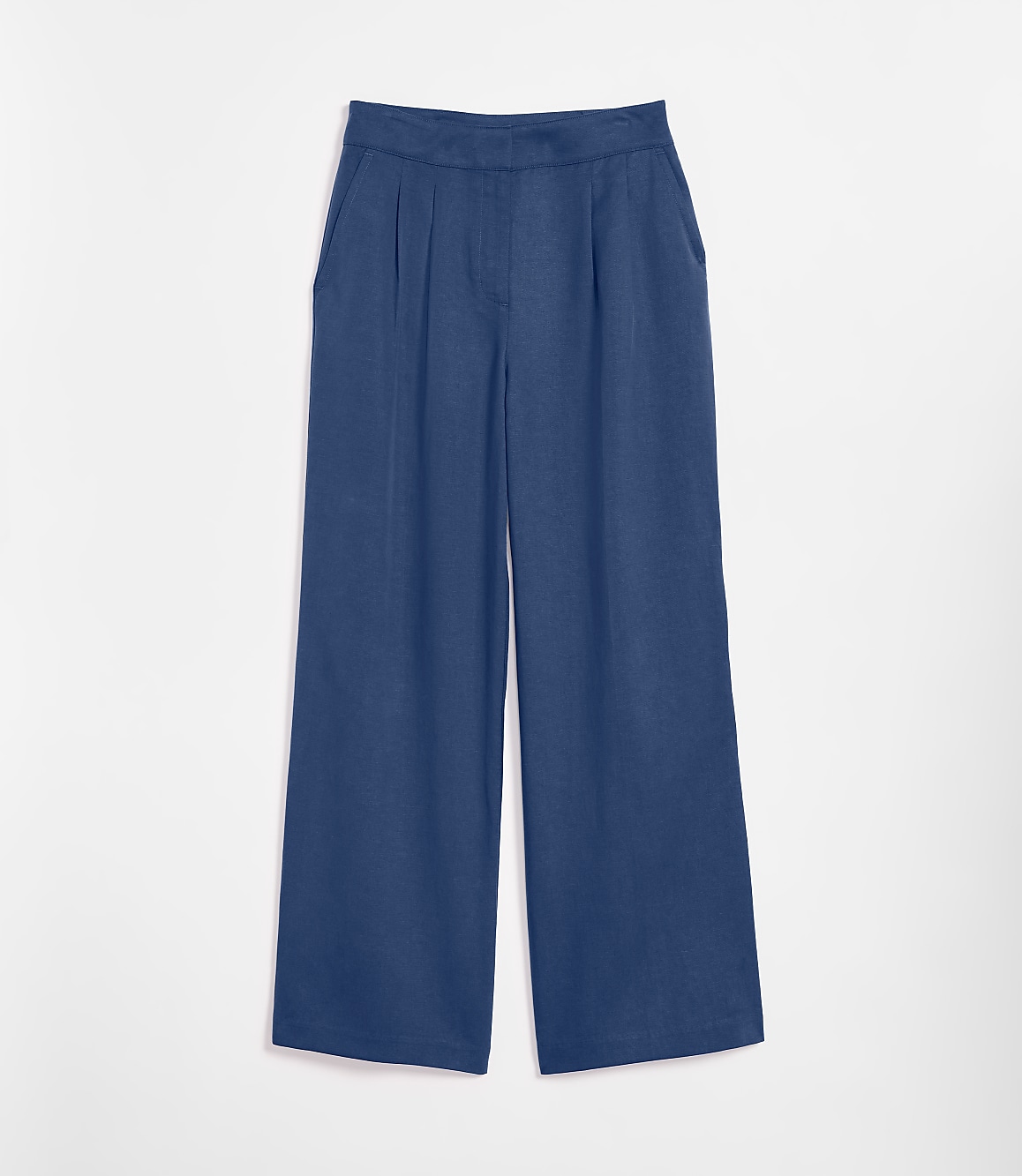 LOFT Versa Pure Spun Pleated Wide Leg Pants