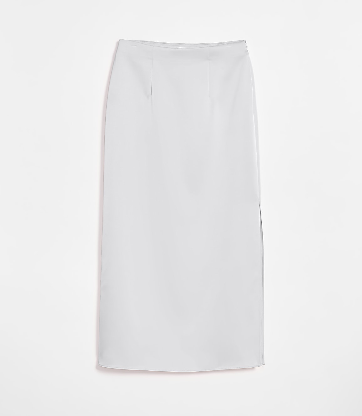 LOFT Versa Satin Column Midi Skirt