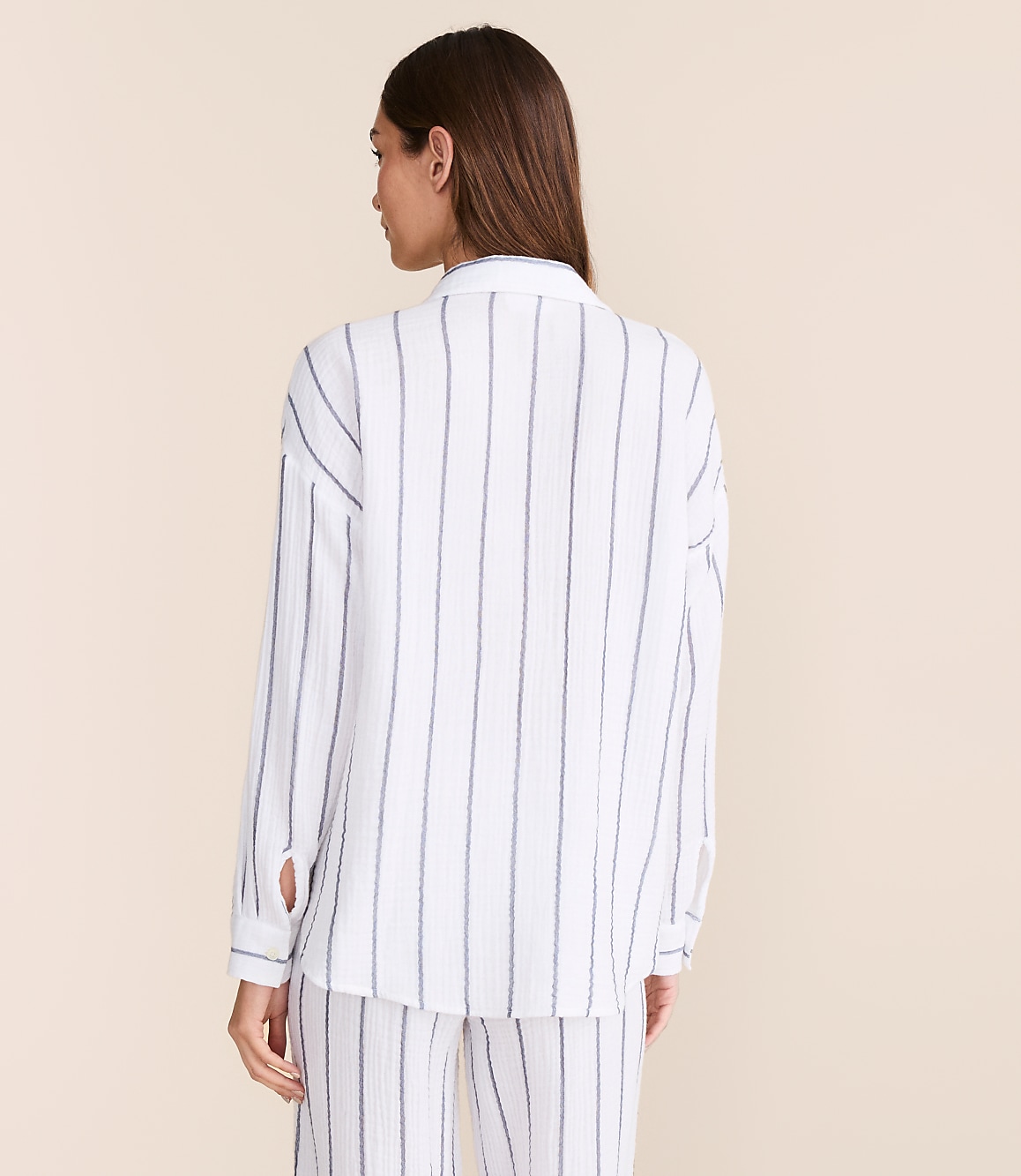 Petite Lou & Grey Striped Triple Cloth Shirt