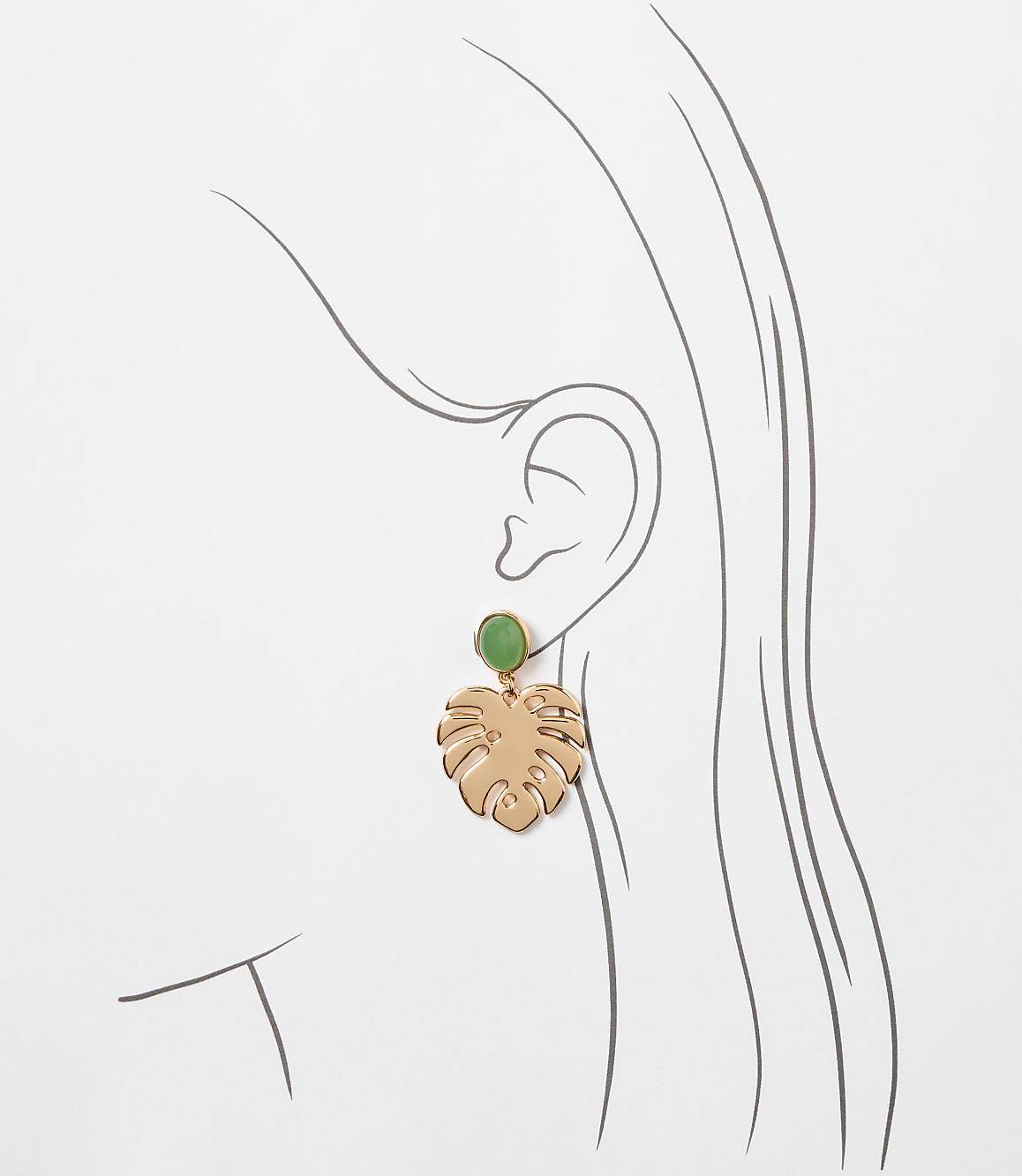 Palm Drop Earrings