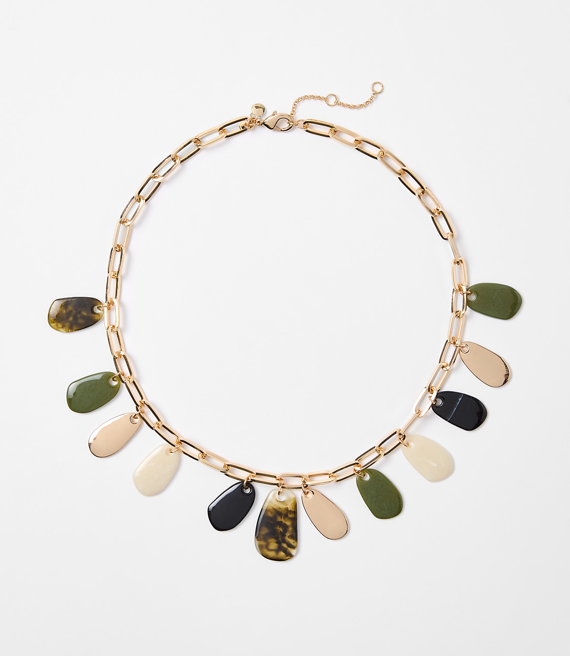 Modern Drop Statement Necklace