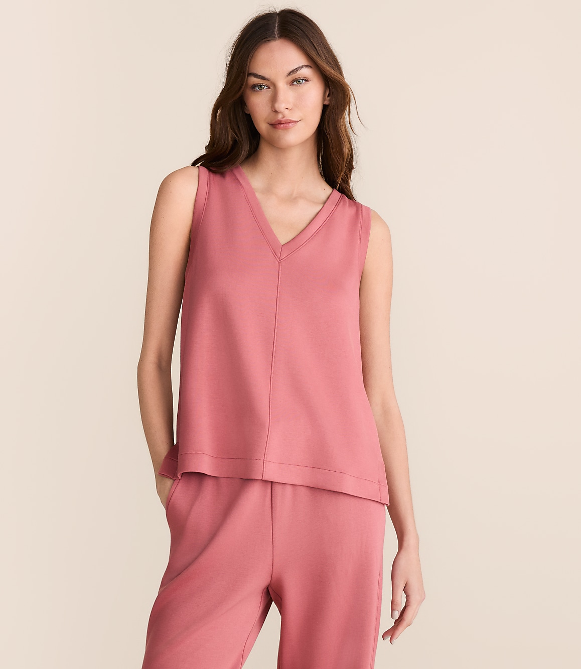 Petite Lou & Grey Scubasoft V-Neck Tank Top