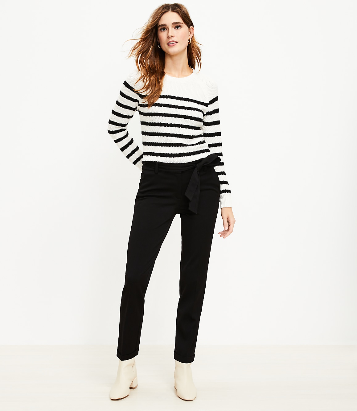 Devin Tie Waist Slim Pants