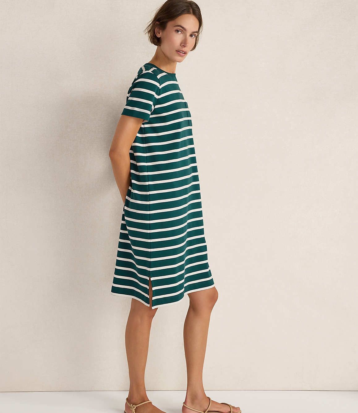 Haven Well Within Organic Cotton Interlock Striped T-Shirt Dress