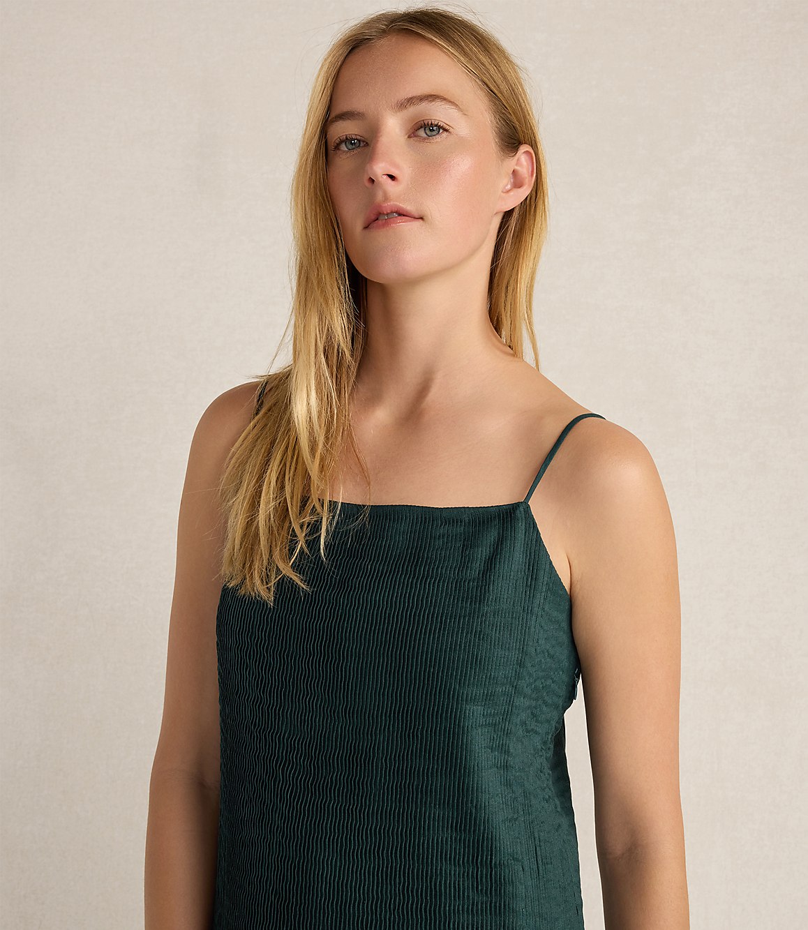 Haven Well Within Ramie Blend Pleated Maxi Dress