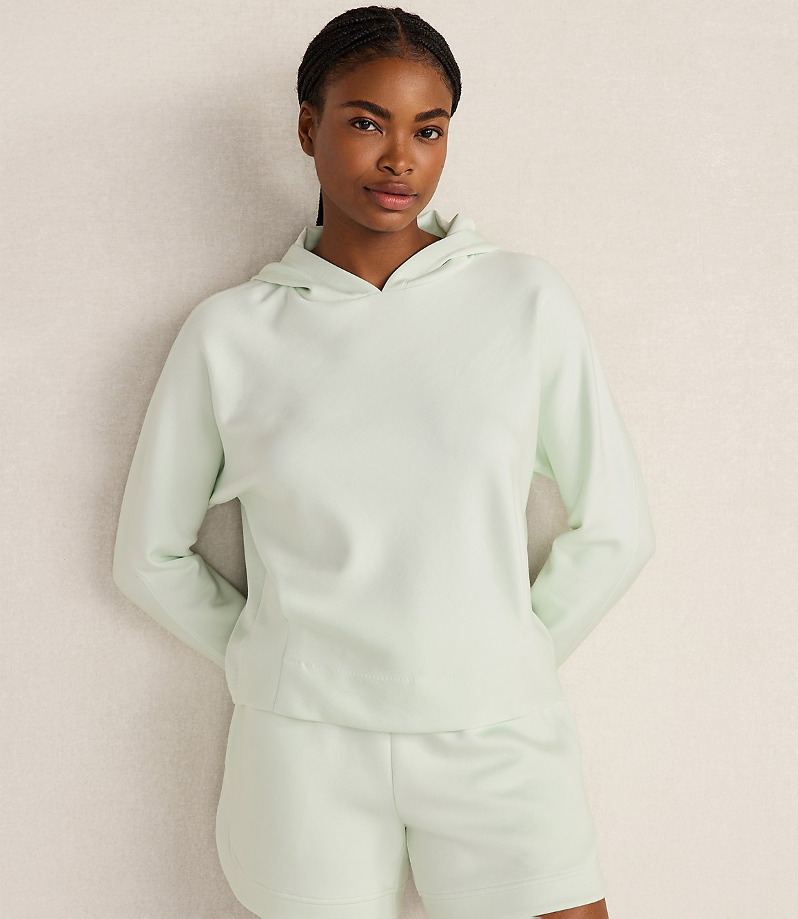 Haven Well Within Soft Knit Pleated Hoodie