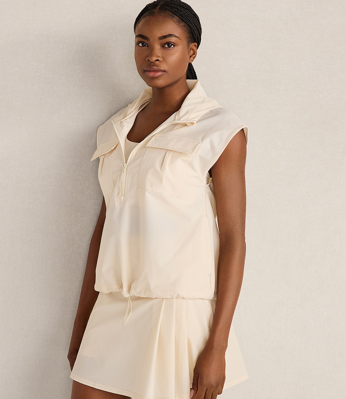 Haven Well Within Woven Nylon Hooded Vest