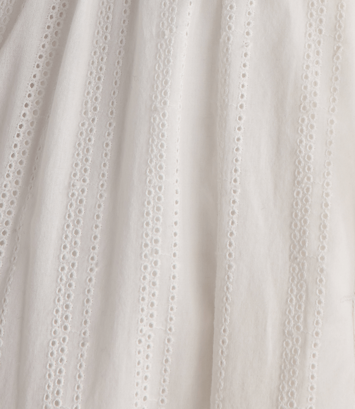 Haven Well Within Organic Cotton Eyelet Drop Waist Skirt
