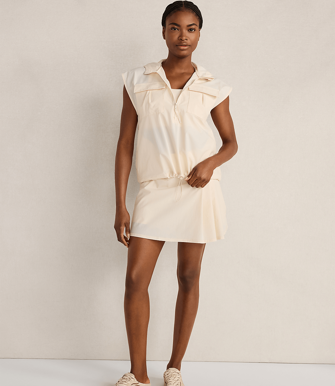 Haven Well Within Woven Nylon Pleated Active Skort
