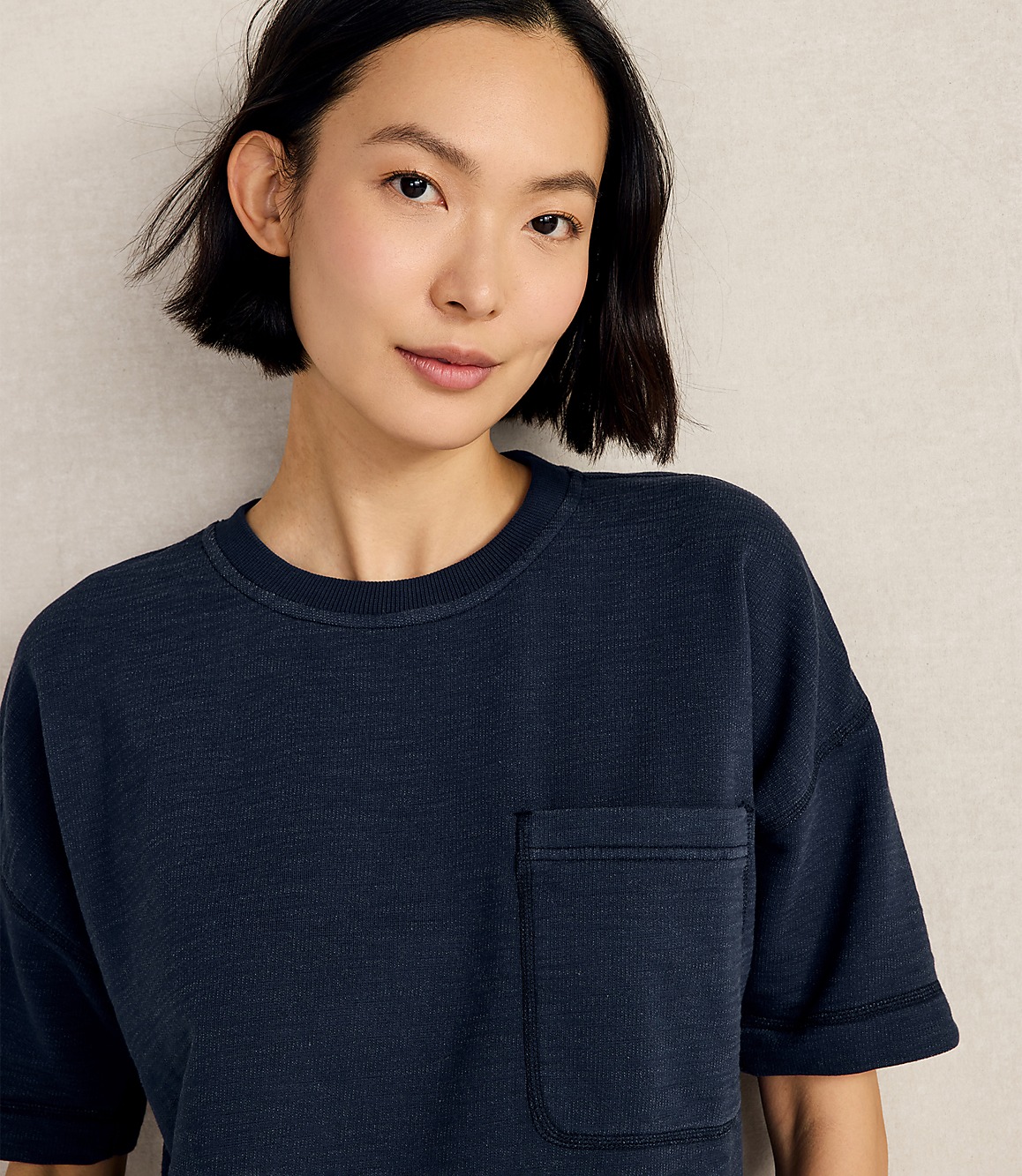 Haven Well Within Garment-Dyed Organic Cotton Slub Terry Tee