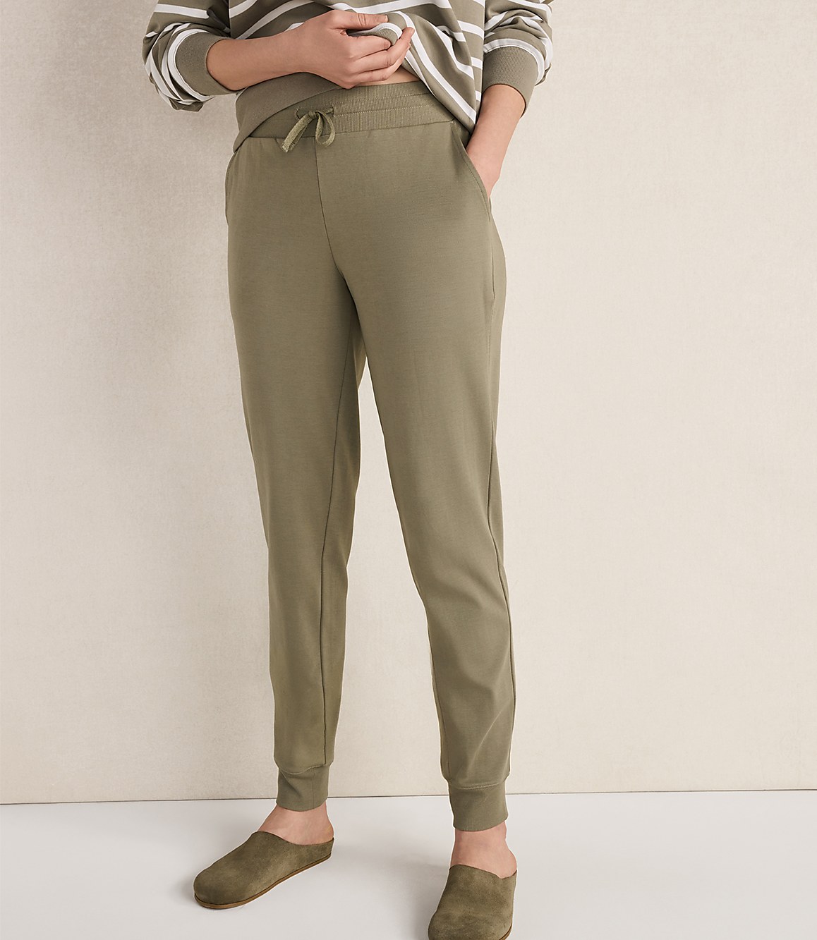Haven Well Within Organic Cotton Interlock Joggers
