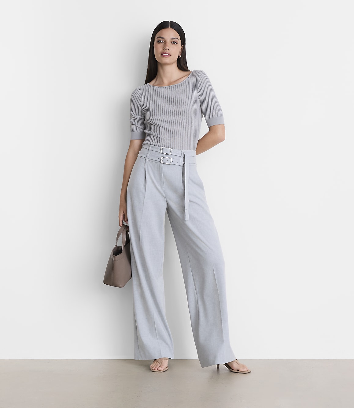 Petite LOFT Versa Elbow Sleeve Sweater