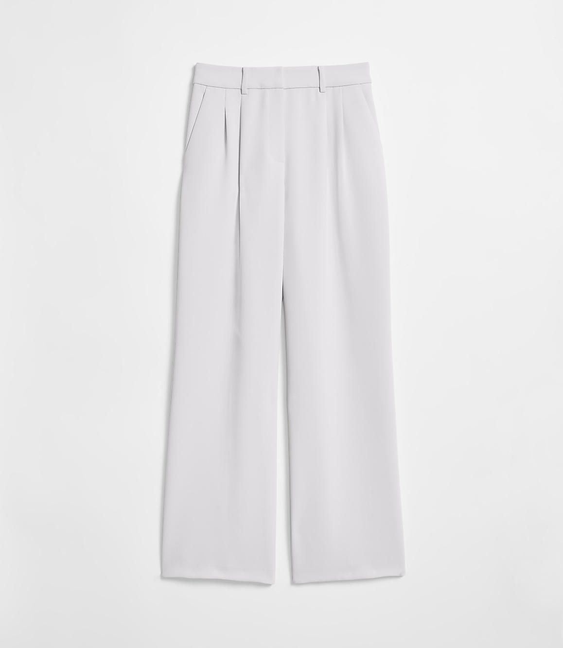 Petite LOFT Versa Crepe Drape Pleated Relaxed Straight Pants