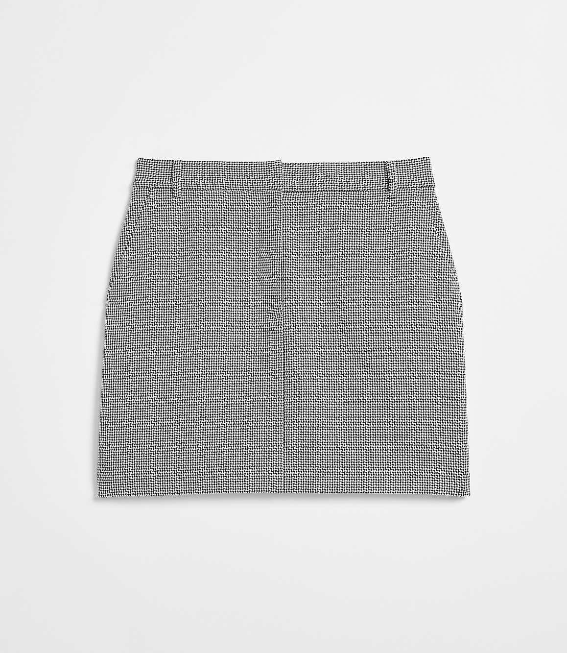 Petite LOFT Versa Seasonless Stretch Mini Pocket Skirt in Mini Houndstooth