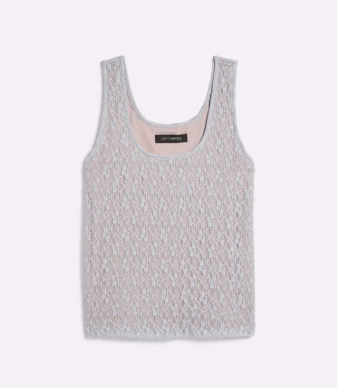 Petite LOFT Versa Lace Scoop Neck Tank Top