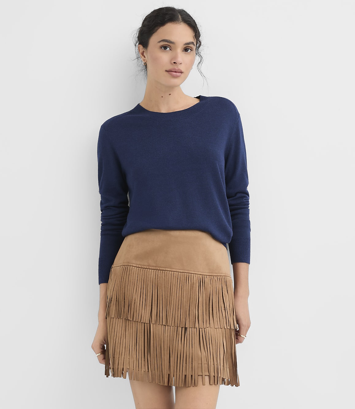 Petite Signature Collection Crew Neck Sweater