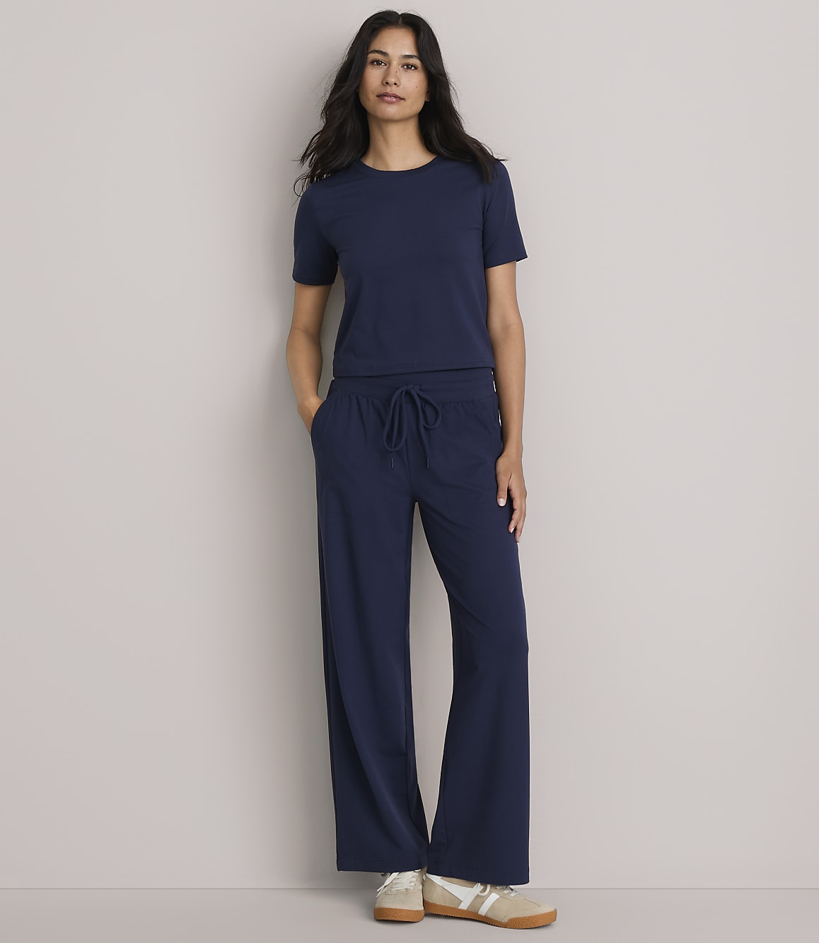 Petite Lou & Grey Brushedsoft Slim Wide Leg Pants