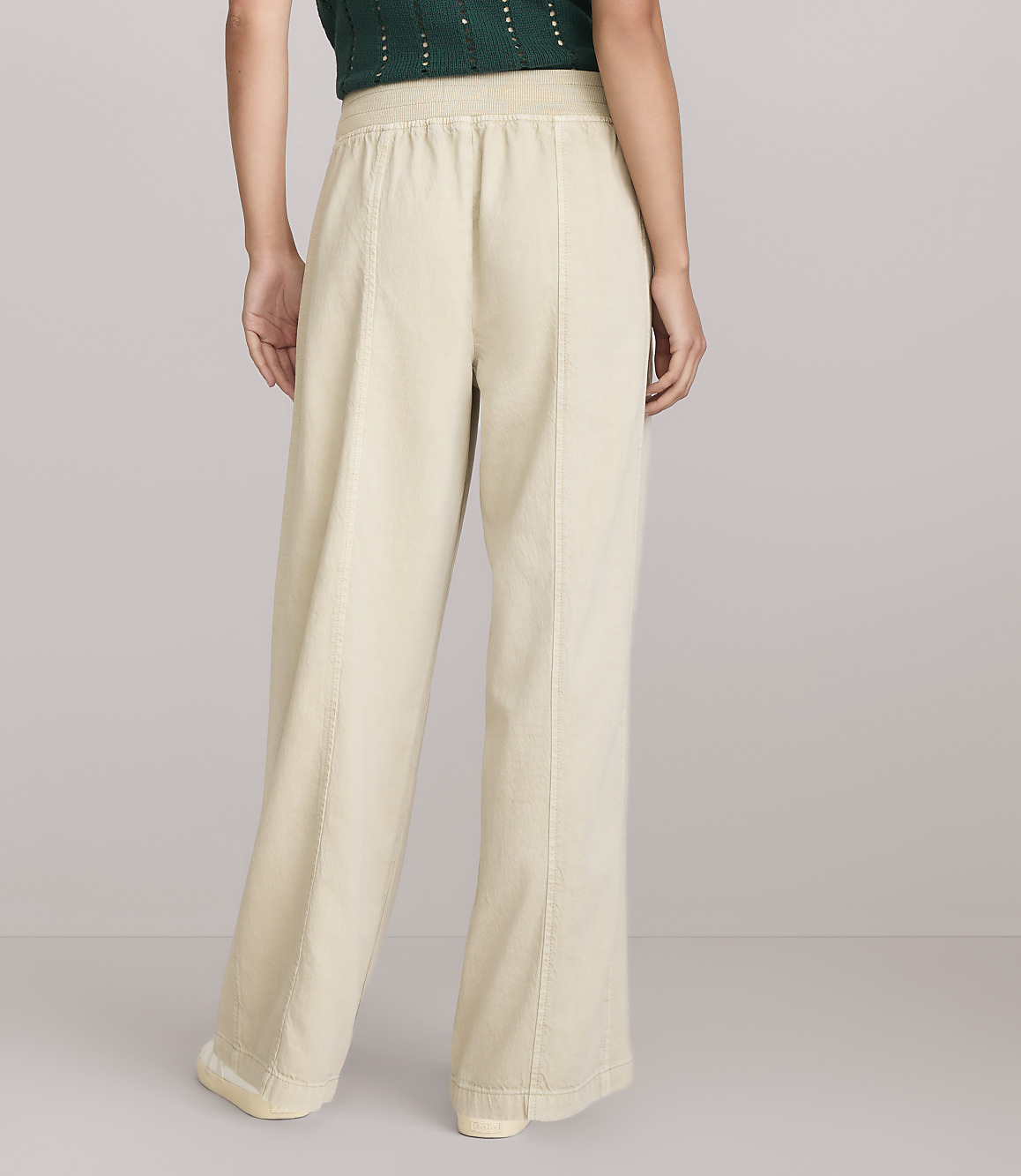 Petite Lou & Grey Softened Denim Wide Leg Pants