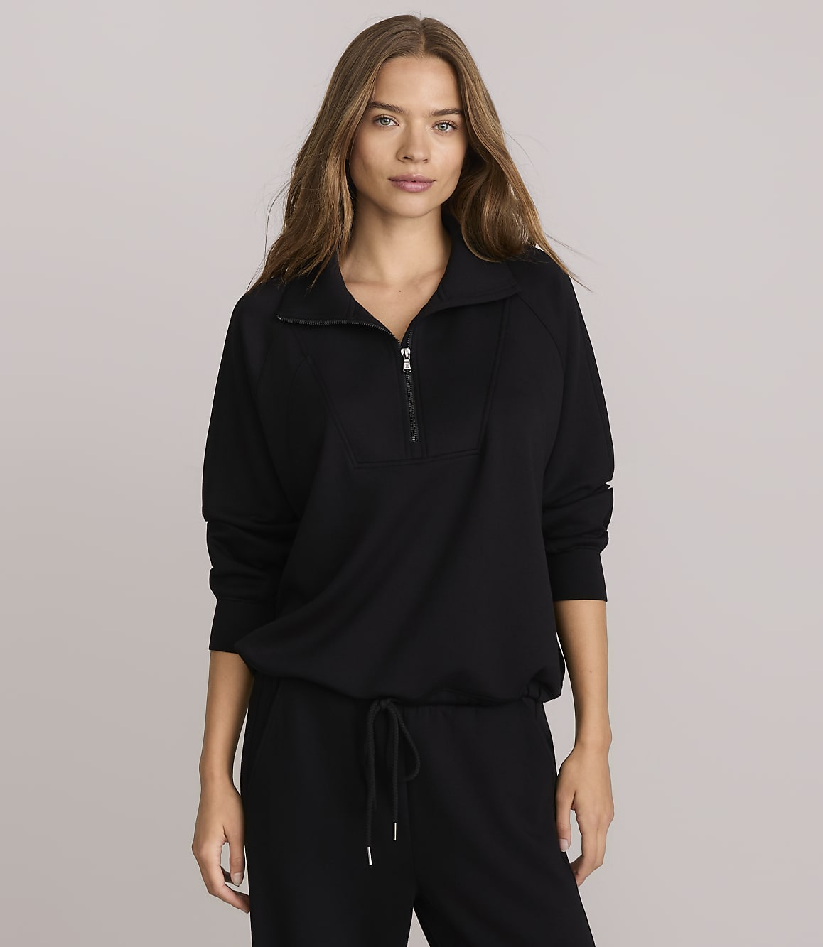 Petite Lou & Grey Scubasoft Half Zip Top