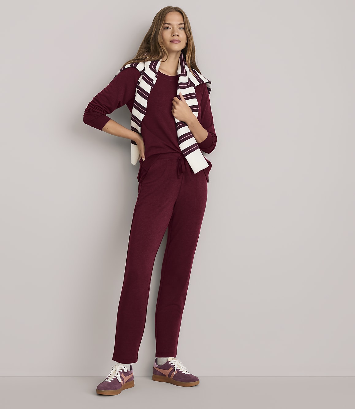 Petite Lou & Grey Heathered Signaturesoft Sweatpants