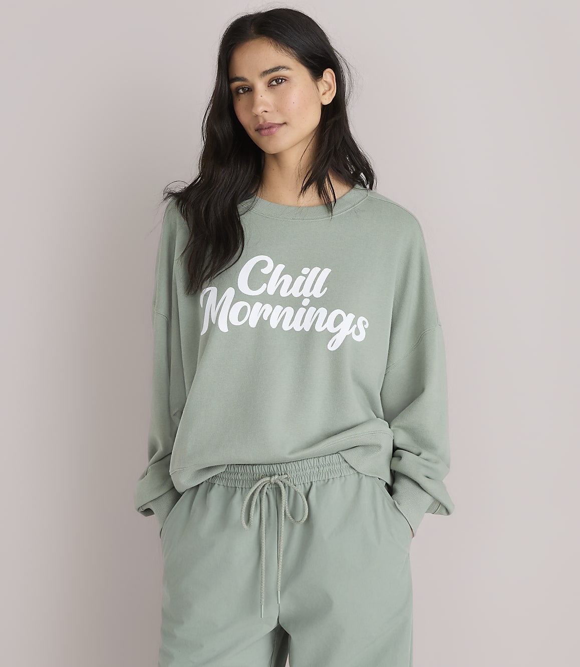 Petite Lou & Grey Chill Mornings Terrysoft Sweatshirt